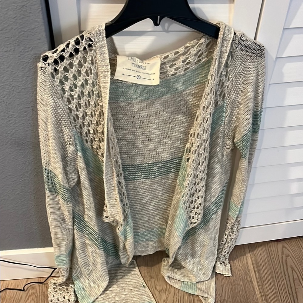 California Moonrise Multicolor Cardigan Sweater